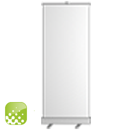 Premium Roll-Up Bannerdisplay 60 cm x 200 cm<br>inklusive Druck und Versand